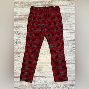 Jules & Leopold Red Plaid Leggings